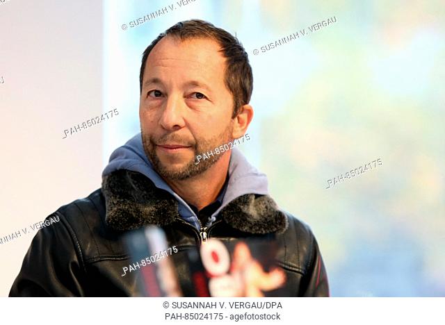 DJ Bobo presenting his book 'Popstar, der ganz normale Wahnsinn' (lit. 'Popstar, the totally normal madness') on the Open Stage at the Frankfurt Book Fair in...