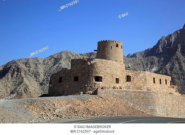 Al Qala Fort, Bukha, in the Omani enclave of Musandam, Oman, Arabian Peninsula, Middle East, Asia