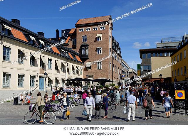 Sweden, Uppsala, Gamla Torget, historic city center
