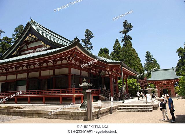 Enryaku-ji temple on Mt. Hiei-zan, Otsu, Shiga prefecture, Japan