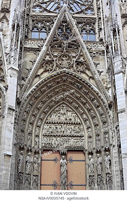 Rouen cathedral, Rouen, Seine-Maritime department, Upper Normandy, France
