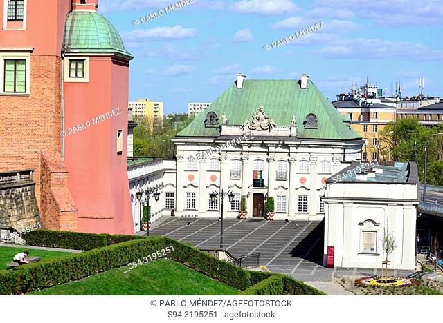 Pod Blacha palace, center of Warsaw, Poland