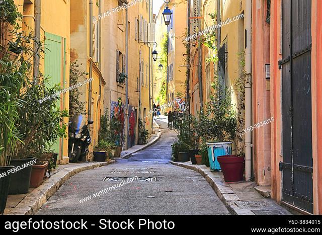 Le Panier, Marseille, Provence-Alpes-Cote d'Azur, France
