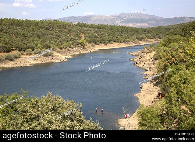 Lozoya River in Buitrago; Madrid; Spain