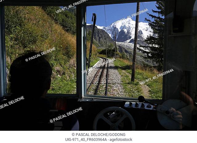 French Alps. The Mont Blanc Tramway (TMB) is the highest mountain railway line in France. Saint-Gervais. France