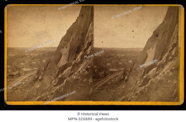 West Rock and vicinity. Bundy, J.K. (Joseph K.) (b. 1812) (Photographer). Robert N. Dennis collection of stereoscopic views United States States Connecticut...