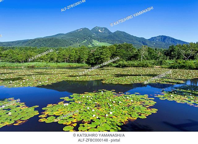 Mount Myoko and Imori pond, Niigata Prefecture