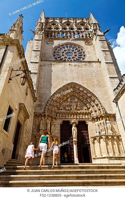 Sarmental Door, Burgos Cathedral, Burgos, Castilla Leon, Spain