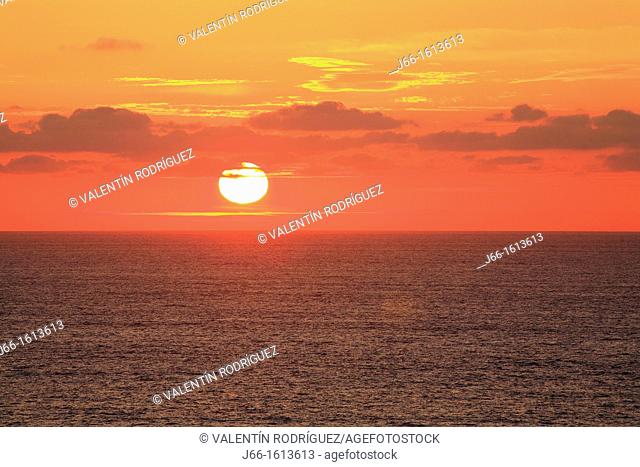 sunset in Punta Frouxeira  Valdoviño