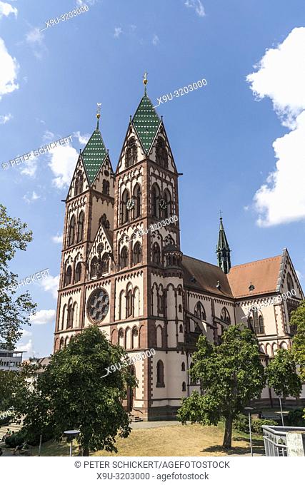 Herz-Jesu-Kirche, Freiburg im Breisgau, Schwarzwald, Baden-Württemberg, Deutschland | Sacred Heart of Jesus church , Freiburg im Breisgau, Black Forest