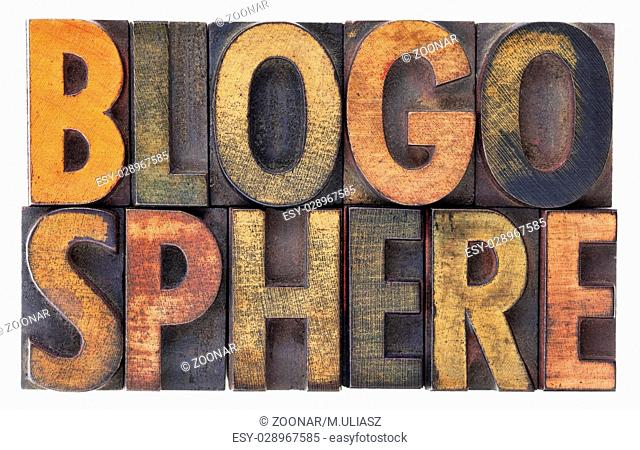 blogosphere word abstract