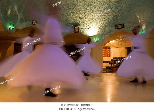 Whirling dervishes, Cappadocia, Turkey