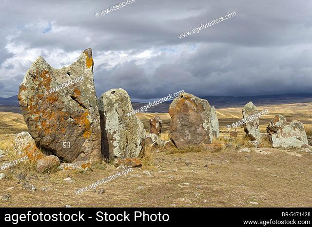 Prehistoric Karer Archaeological Site of Zorats, Sisian, Syunik Province, Armenia, Caucasus, Middle East, Asia