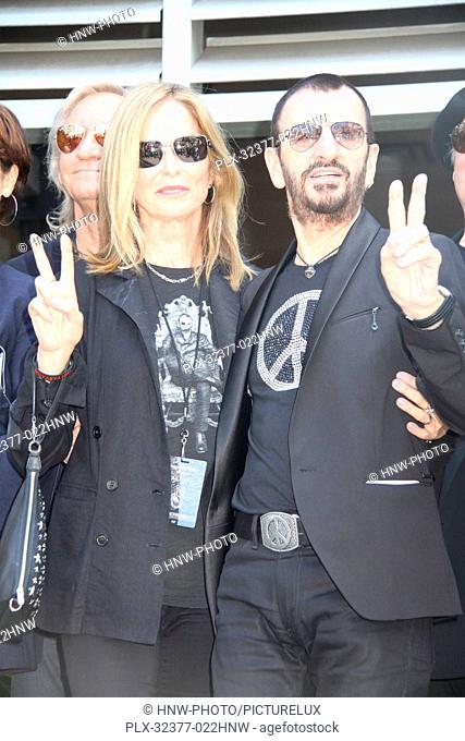 Barbara Bach, Ringo Starr 07/07/2014 John Varvatos & Ringo Starr Announce Special Collaboration on Occasion of Ringo's Birthday held at The Capital Records...