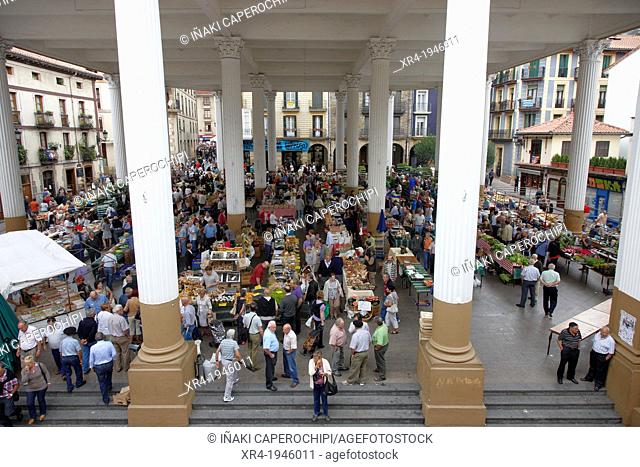 Ordizia Market, Ordizia, Gipuzkoa, Basque Country, Spain