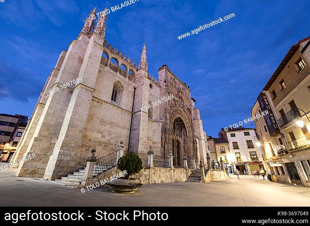 church of Santa María la Real, 15th century, Aranda de Duero, Burgos province, Spain