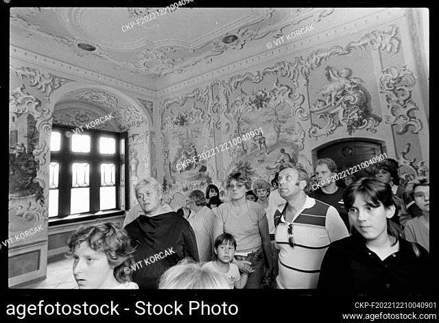 ***AUGUST 1, 1988 FILE PHOTO***One of the best preserved castles is Pernstejn Castle near Nedvedice, Czechoslovakia, August 1, 1988