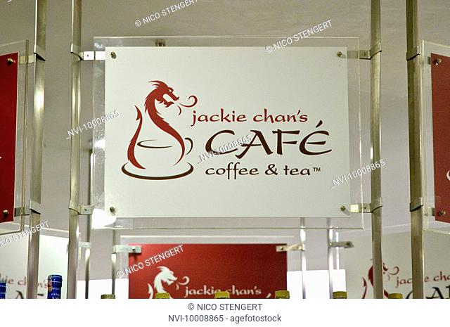 Jacky Chan's Cafe in a shopping centre, Kuala Lumpur, Malaysia, Southeast Asia, Asia