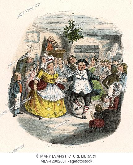 Mrs Fezziwig's Ball - shown to Scrooge by the Ghost of Christmas Past