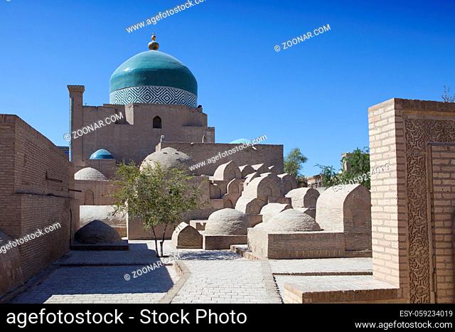 ancient burials in the old city. Khiva. Uzbekistan