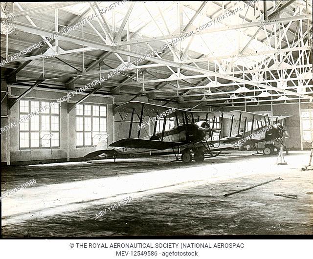 Seaplanes in shed. William Francis Forbes-Sempill, 19th Lord Sempill AFC, AFRAeS (1893-1965) was a Scottish peer and record-breaking air pioneer who was later...