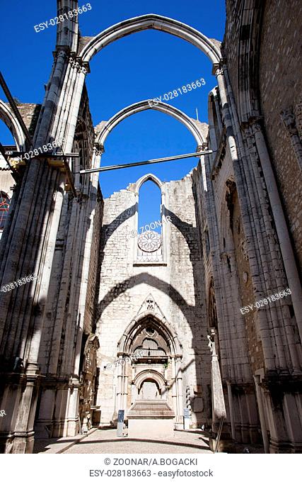 Igreja do Carmo Church Ruins in Lisbon