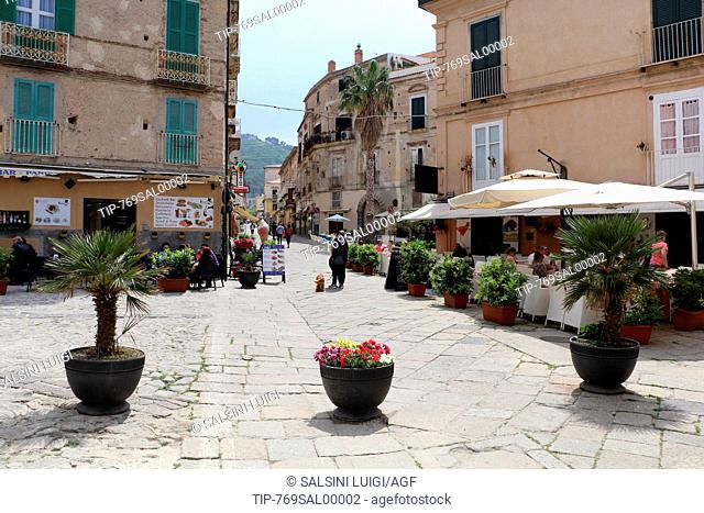 Italy, Calabria, Tropea, downtown