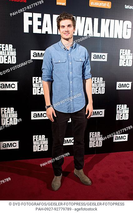 Daniel Sharman attends 'Fear The Walking Dead' photocall at Callao Cinema on July 24, 2017 in Madrid, Spain. | Verwendung weltweit