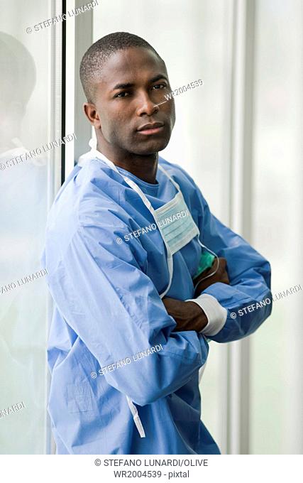 Male surgeon portrait