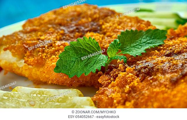 Kerala Style Fish Fry - (meen varuthathu, close up