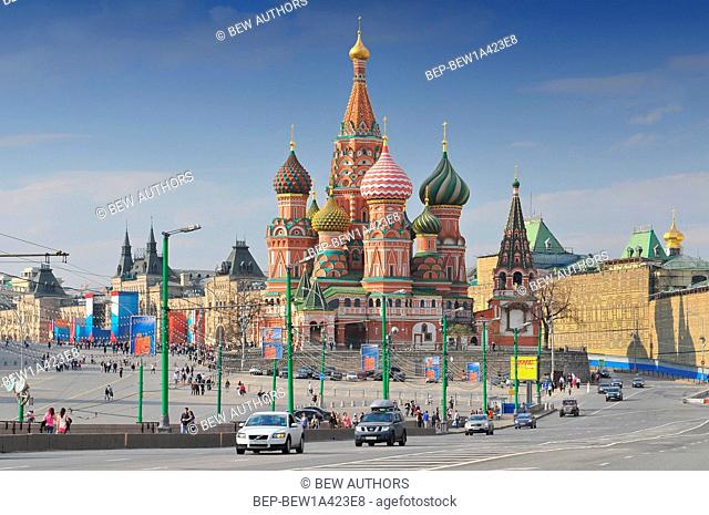 Russia, Moscow, Saint Basil's Cathedral, Red Square