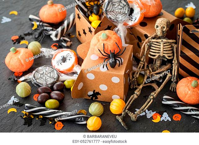 Sweets and candy for a Happy Halloween
