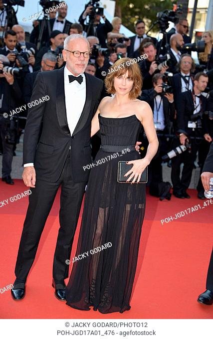 Marie-Josée Croze, Pascal Greggory Arriving on the red carpet for the film 'Based on a True Story' 70th Cannes Film Festival May 27, 2017 Photo Jacky Godard