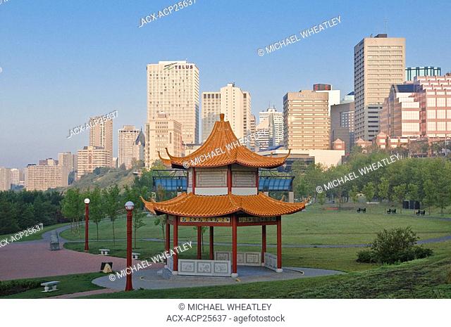 Chinese Garden, Louise McKinney Riverfront Park, Edmonton, Alberta, Canada
