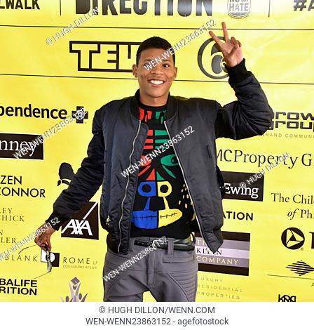 Bryshere Y. Gray – a.k.a. YAZZ THE GREATEST star of Fox's Empire appears at Phila ADL Walk Against Hate Featuring: Bryshere Y
