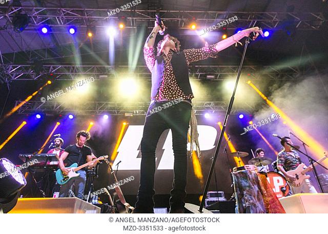 Madrid, Spain-July 16: Laura Pergolizzi (AKA LP) performs on stage at Noches del Botanico festival on july 16, 2019 in Madrid, Spain (Photo by Angel Manzano)