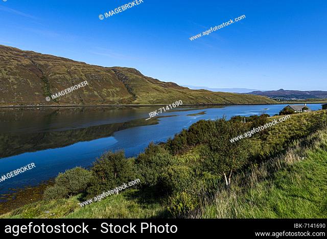Lake Slapin, Black Cuillin ridge, Isle of Skye, Scotland, UK