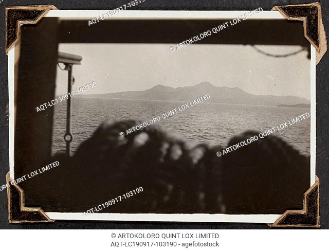 Photograph - Cape Bon, Palmer Family Migrant Voyage, North African Coast, 02 Mar 1947, Black and white photograph titled 'Cape Bon'