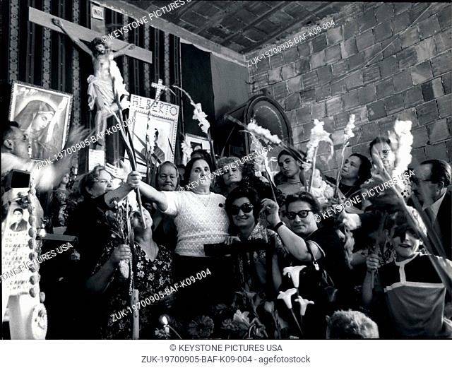 Sep. 05, 1970 - Chapel where Giuseppina Gonnella Witnessed a Miracle (Credit Image: © Keystone Press Agency/Keystone USA via ZUMAPRESS.com)