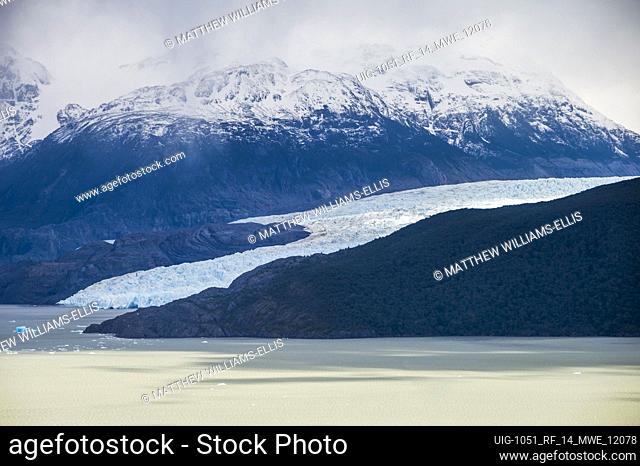 Grey Glacier (Glaciar Grey) and Grey Lake (Lago Grey), Torres del Paine National Park, Patagonia, Chile