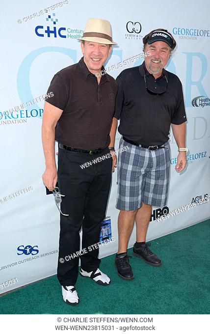The 9th Annual George Lopez Celebrity Golf Classic at the Lakeside Golf Club Featuring: Tim Allen, Richard Karn Where: Los Angeles, California