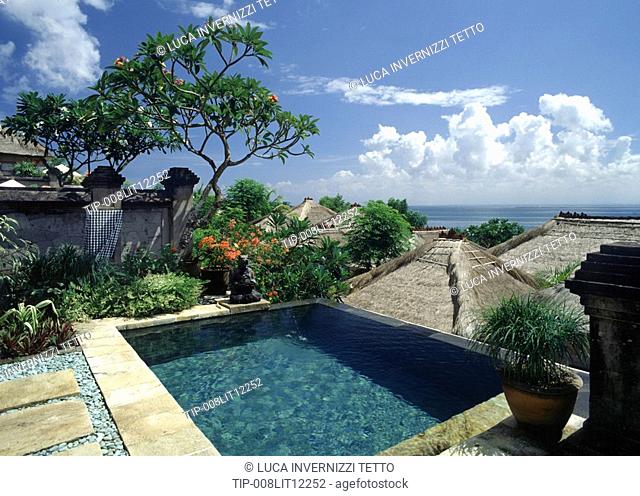Pool in the Four Seasons Hotel, Jimbaran, Bali, Indonesia