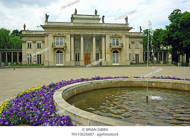 Palace on the Water Lazienki Palace Garden Warsaw Poland