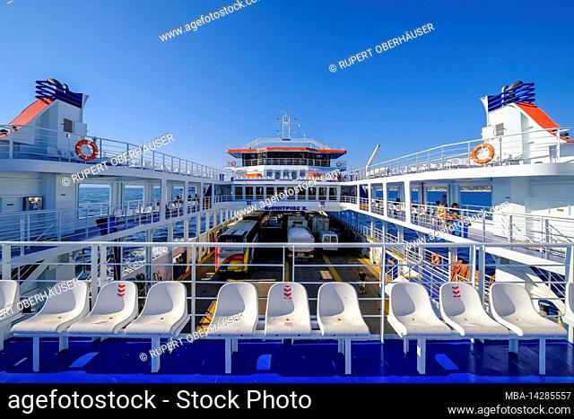 Ferry Tassos Sea Lines, Limenas, Thassos, Greece