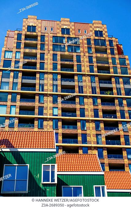 Tower of the city center masterplan by Soeters Van Eldonk architects, Zaandam, the Netherlands