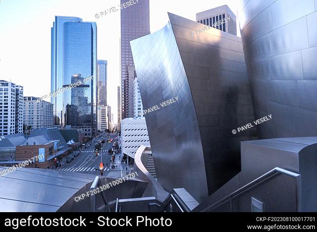 Walt Disney Concert Hall at 111 South Grand Avenue in downtown Los Angeles, California, USA, November 14, 2022. (CTK Photo/Pavel Vesely)