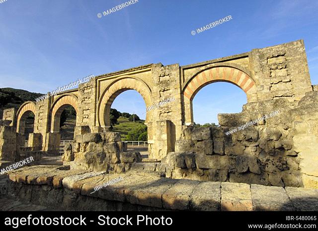Ruins of Medina Azahara Palace, built by Caliph Abd al-Rahman III, Cordoba, Andalusia, Spain, Madinat al-Zahra, Europe