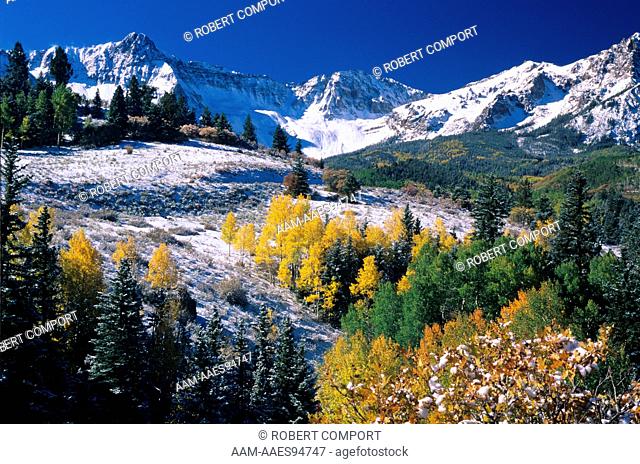 San Juan Mountains, Fall Color, Ridgeway, Colorado