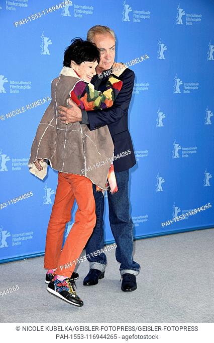 Geraldine Chaplin and Udo Kier during the 'Holy Beasts / La Fiera y La Fiesta' photocall at the 69th Berlin International Film Festival / Berlinale 2019 at...