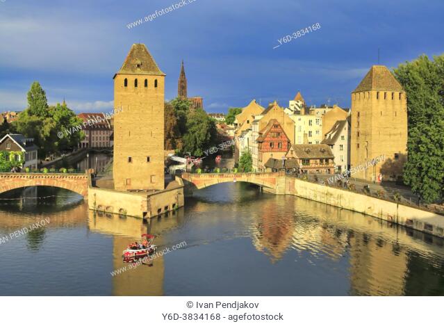 Ponts Couverts and La Petite France, Strasbourg, Grand Est, France